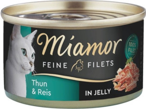 MIAMOR Feine Filets w galaretce - tuńczyk z ryżem 12x 100g