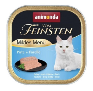 ANIMONDA Cat Vom Feinsten Mild Menu Adult - indyk pstrąg 6x 100g