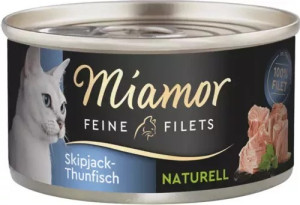 MIAMOR Feine Filets Naturelle w sosie własnym - tuńczyk Skipjack 80g