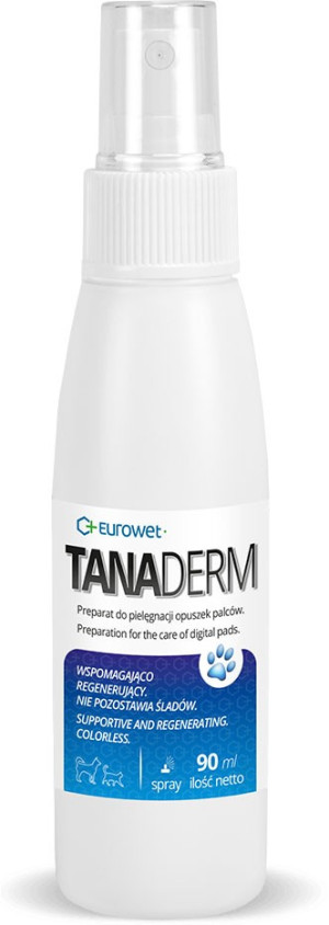 EUROWET Tanaderm - preparat do pielęgnacji opuszek palców dla psów i kotów 90ml