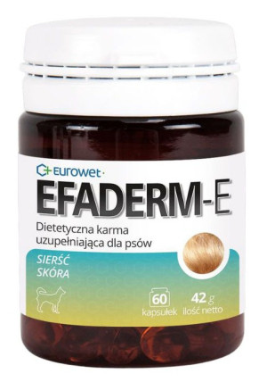 EUROWET Efaderm-E Pies - skóra i sierść 60 tabl.