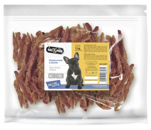 HAU MIAU miękkie paski z kaczki 1kg