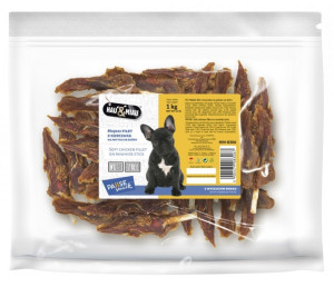 HAU MIAU miękki filet z kurczaka na patyku ze skóry 1kg