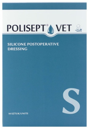 POLISEPT VET S Opatrunek Silikonowy 10 szt.