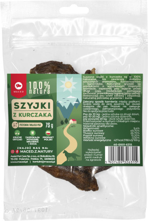 MACED 100% Natura Szyjki z kurczaka 75g