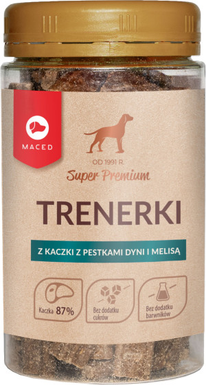MACED Trenerki Kaczka z pestkami dyni i melisą 150g