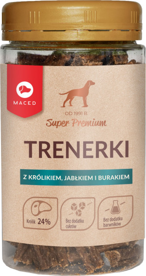 MACED Trenerki Królik z jabłkiem i burakiem 150g