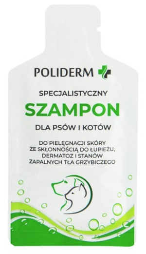 POLIDERM Szampon saszetka 15 ml