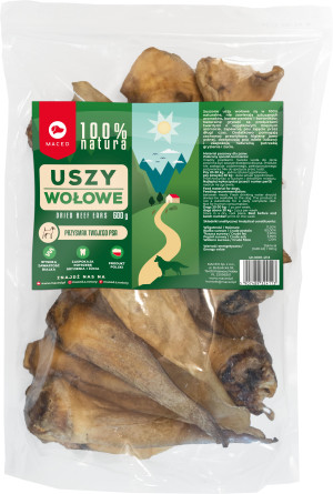 MACED 100% Natura Ucho Wołowe 600g