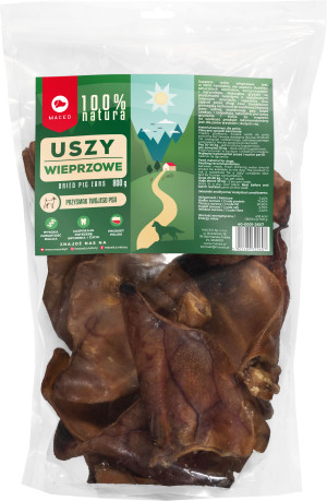 MACED 100% Natura Ucho Wieprzowe 800g
