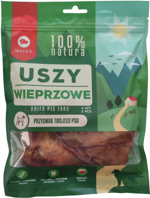 MACED 100% Natura Ucho Wieprzowe 2 szt.