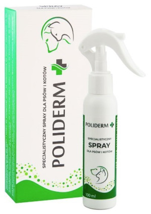 POLIDERM Spray - stany zapalne grzybiczne i bakteryjne 100ml