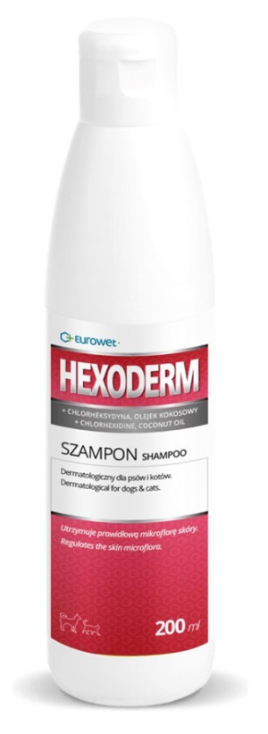 EUROWET Hexoderm - szampon dermatologiczny 200 ml