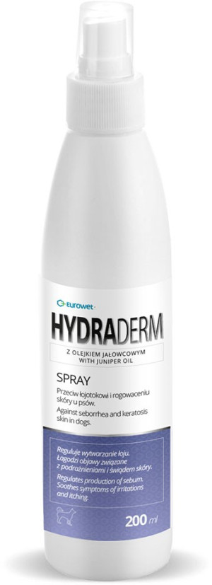 EUROWET Hydra-Derm Spray - łojotok i rogowacenie skóry 200ml