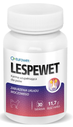 EUROWET Lespewet Pies - drogi moczowe, nerki 30 tabl.