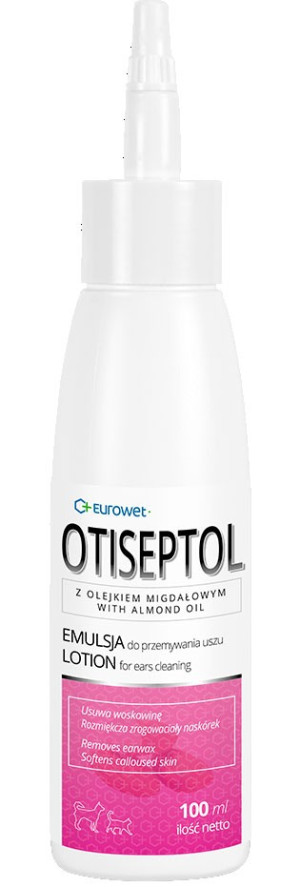 EUROWET Otiseptol do przemywania uszu 100ml