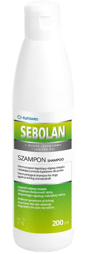 EUROWET Sebolan - szampon przeciw świądowi i łupieżowi 200ml