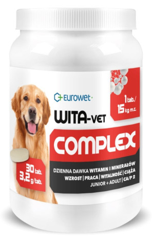 EUROWET Wita-Vet 3,2g - Junior/Adult 30 tabl.