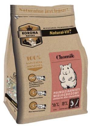 NATURAL-VIT Korona Natury - karma pełnoporcjowa dla chomika 750g