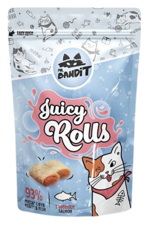 MR. BANDIT Cat Juicy Rolls with Salmon - Łosoś 40g
