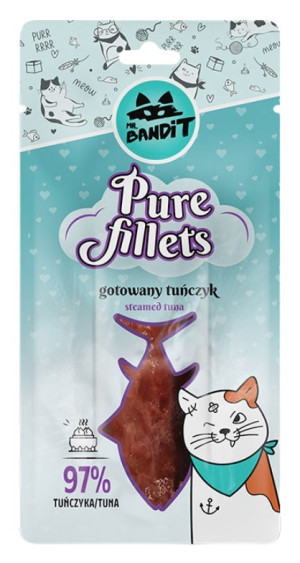MR. BANDIT Cat Pure Fillets Steamed Tuna - gotowany Tuńczyk 30g