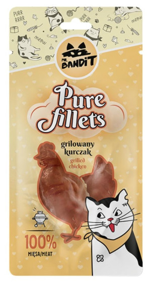 MR. BANDIT Cat Pure Fillets Grilled Chicken - Grilowany kurczak 30g