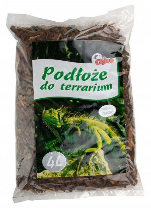 CHICO TERRA podłoże do terrarium KORA 4L duża 15 - 30 mm