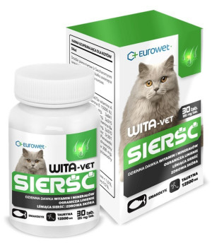 EUROWET Wita-Vet Sierść - kot 30 tabl.
