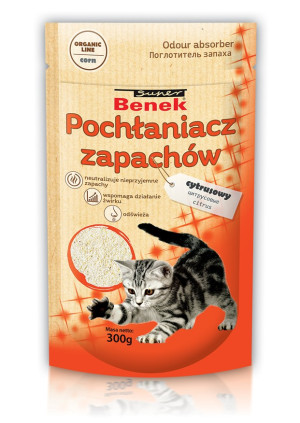SUPER BENEK Pochłaniacz zapachów Corn Cytrusowy 300g
