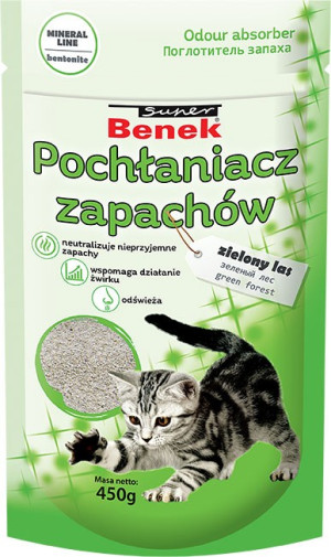 SUPER BENEK Pochłaniacz zapachów - Zielony las 450g