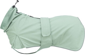 TRIXIE CityStyle Dublin płaszczyk przeciwdeszczowy dla psa - szałwiowy S (33cm)