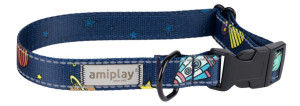 AMIPLAY BeSpace Obroża regulowana - Comics L