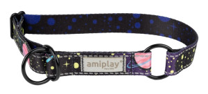 AMIPLAY BeSpace Obroża półzaciskowa - Milkyway M