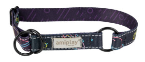 AMIPLAY BeSpace Obroża półzaciskowa - Neon M