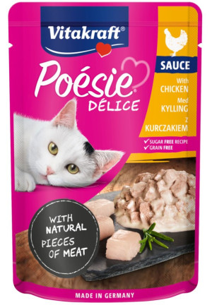 POESIE DELICE SAUCE dla kota - Kurczak w sosie 85g (saszetka)
