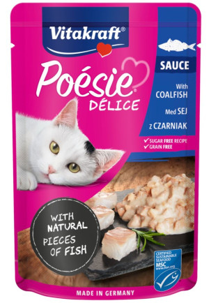 POESIE DELICE SAUCE dla kota - Czarniak w sosie 85g (saszetka)