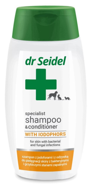 DR SEIDEL Szampon jodoforowy z odżywką 220ml