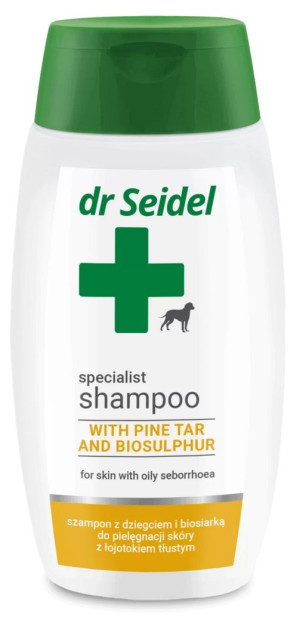 DR SEIDEL Szampon z dziegciem i biosiarką 220ml