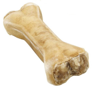 SNACK STAR Kość prasowana nadziewana żwaczem 40g - 10 cm