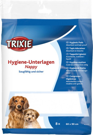 TRIXIE Mata / Podkład higieniczny dla szczeniąt (60 × 90 cm) - 8 szt.