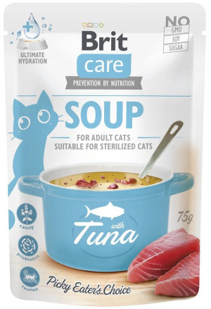 BRIT CARE Cat Soup with Tuna - z tuńczykiem 75g