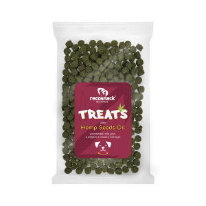 RECOSNACK Hemp Przysmaki z Konopi 500 g - folia