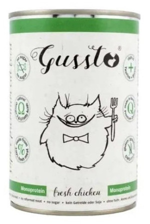 GUSSTO Cat - Fresh Chicken (puszka) 200g