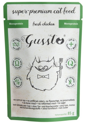 GUSSTO Cat - Fresh Chicken 85g (saszetka)