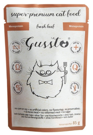 GUSSTO Cat - Fresh Beef 85g (saszetka)