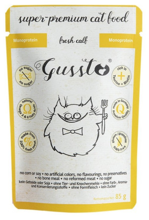 GUSSTO Cat - Fresh Calf 85g (saszetka)