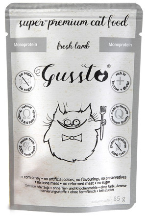 GUSSTO Cat - Fresh Lamb 85g (saszetka)
