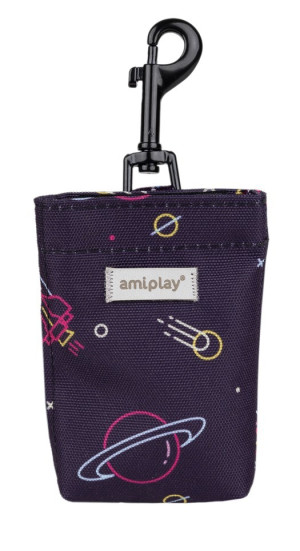 AMIPLAY BeSpace Torebka na worki do odchodów - Neon