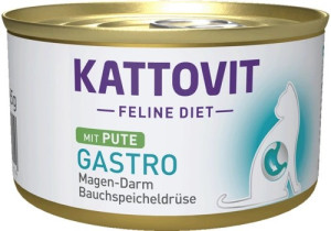 KATTOVIT Feline Diet Gastro Indyk 85g puszka