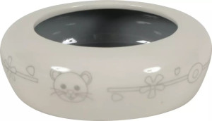 ZOLUX Miska ceramiczna dla gryzonia - beżowy/szary 250 ml